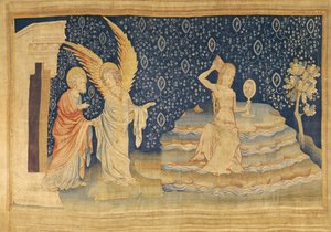Babylons hora, nummer 64 från "Apokalypsen från Angers", 1373-87 (gobeläng) (se även 135911)
